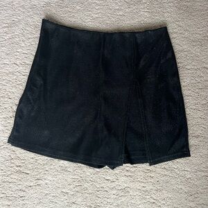 ASOS black shimmer skort